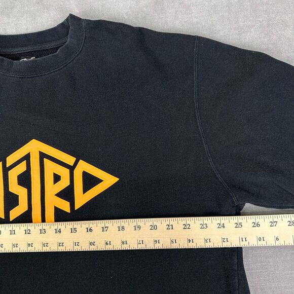 Astro Gaming Sweatshirt Adult XL‎ Black Yellow Diamond Logo Retro Crewneck Audio - Picture 6 of 8
